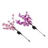 2Pcs/Set Solar Power LED Artificial Orchid Tree Lights for Garden Courtyard Lawn Decoration