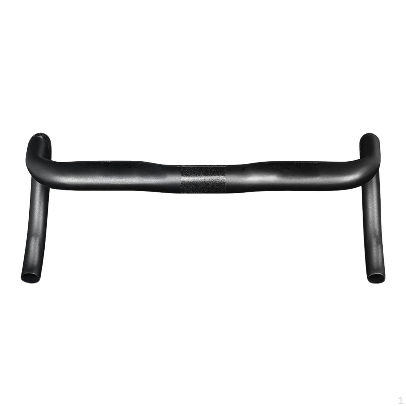 

Fiber Handbar Black Gloss Road Bike Mountain Stem Handlebar Integrated 38/2/44cm 440mm