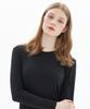 PINK PINEAPPLE Daily Round Neck Ts_Black