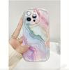 Square marble pattern is suitable for Apple 17 mobile phone case iPhone16 Japan, Korea, 14 Europe, America, 13 personality 12 new models 15