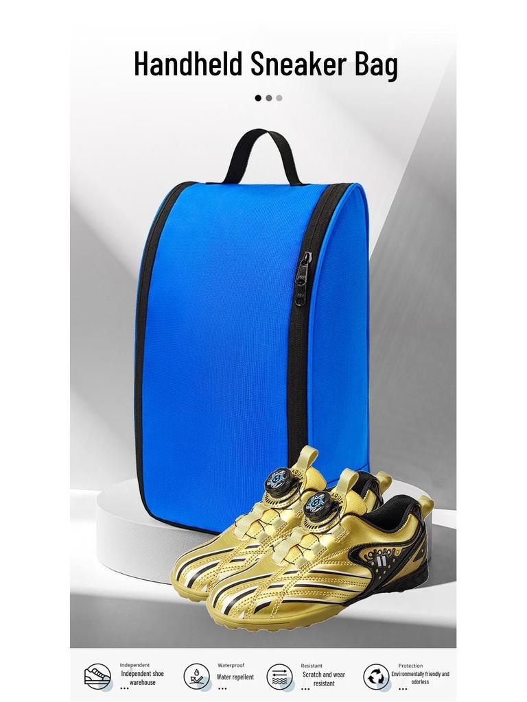 Portable Sports Shoe Bag for Travel: Handheld Storage for Football, Basketball, and Fitness Footwear.