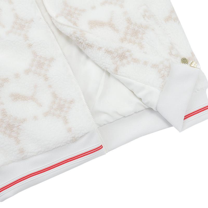 Puma New Year Series Stand Collar Fashion Versatile Fleece Jacket Men Jacket White 631421-92