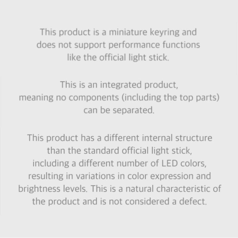 BTS Oficjalny breloczek do kluczy Light Stick Wersja 4, Oficjalny, Oryginalny, Autentyczny, KPOP