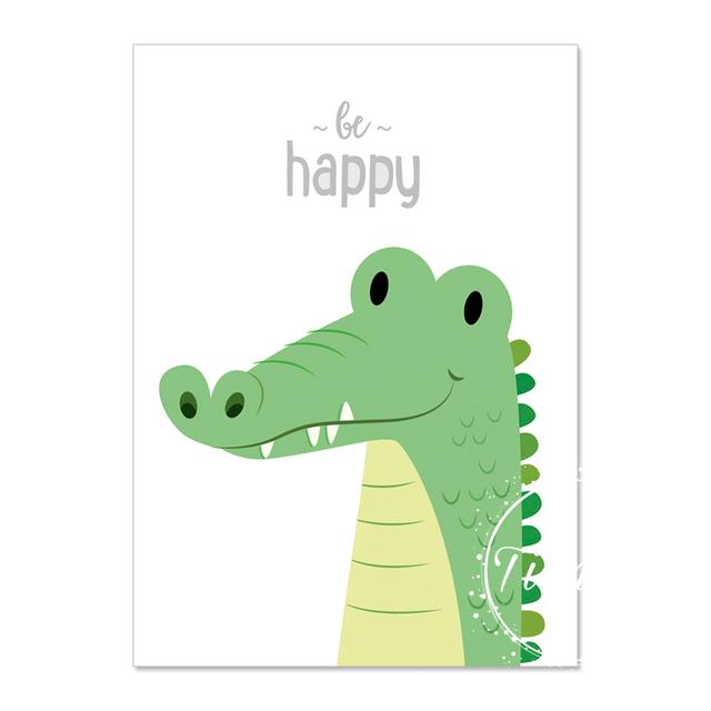 

Постеры и принты на холсте Настенные картины Украшения для детской комнаты Принты с животными Вдохновляющие постеры Домашний декор Постеры без рамки 21*30cm No Frame