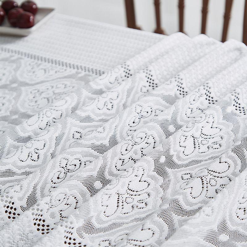 Tablecloth, Thanksgiving Decoration, Bohemian American Style Beige Hollow Crochet Splicing Table Flag, Restaurant Table Cloth, Gift, Home Decoration