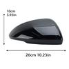 Rearview Mirror Cover Cap For Chevrolet Cruze 2017- Glossy Black With Buckle Wing Side Door Mirror Cover Cap Car Accessories