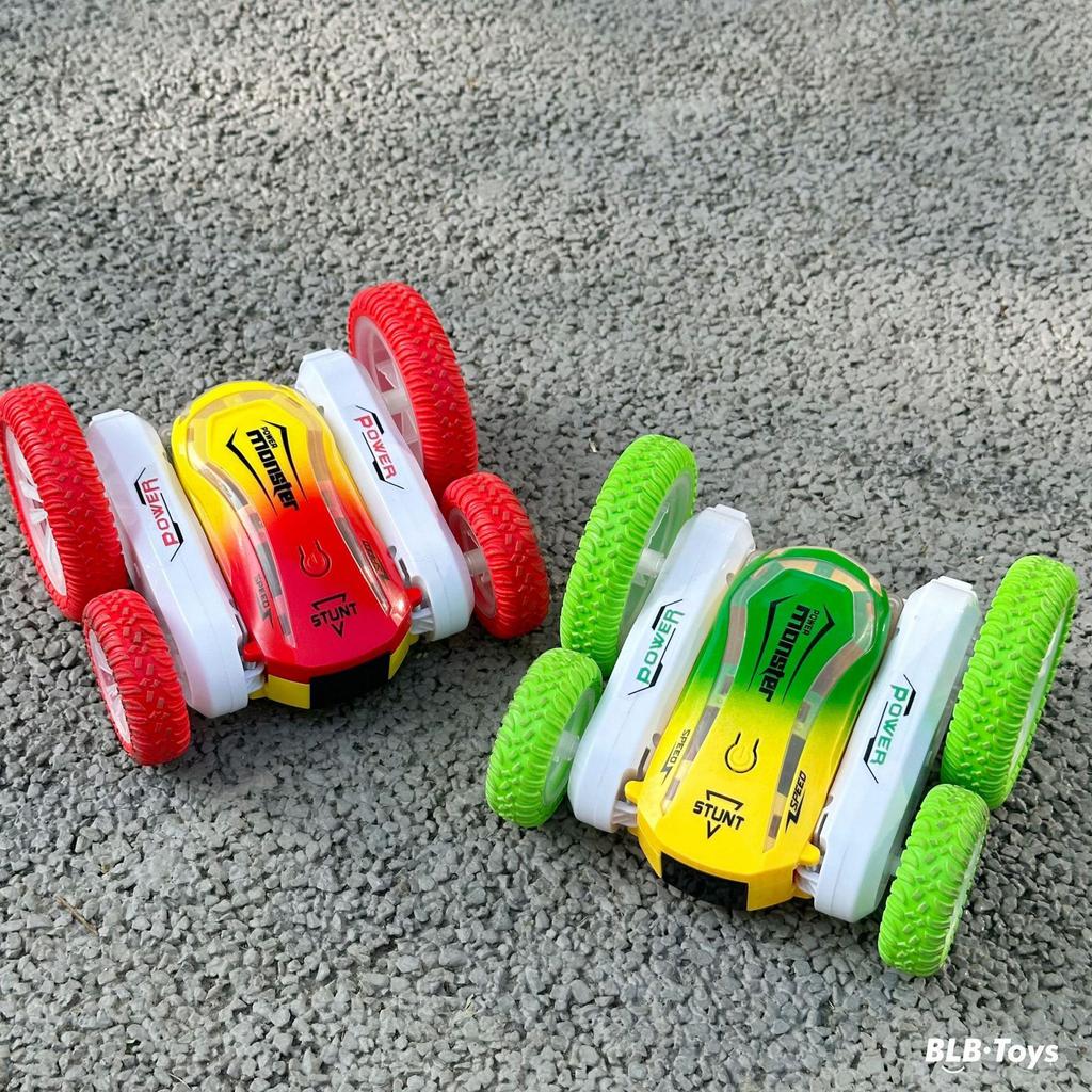 4WD Stunt Car with LED Light-Up Tires and Remote Control