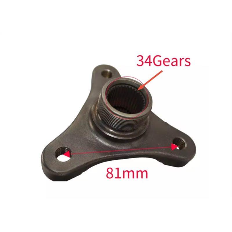 For BMW 520 525 530 730 750 760 F02 F10 F18 2008- 2017 Car Accessory Rear Axle Differential Flange 81Mm 34 Gears