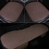 Universal Flax Linen Auto Seat Case Front Rear Non Slide All Season Automotive Protector Mat Pad Keep Warm Universal Fit Truck Suv Van