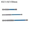 Silver Screwdriver Bit Slotted Special Batch Head Alloy Steel