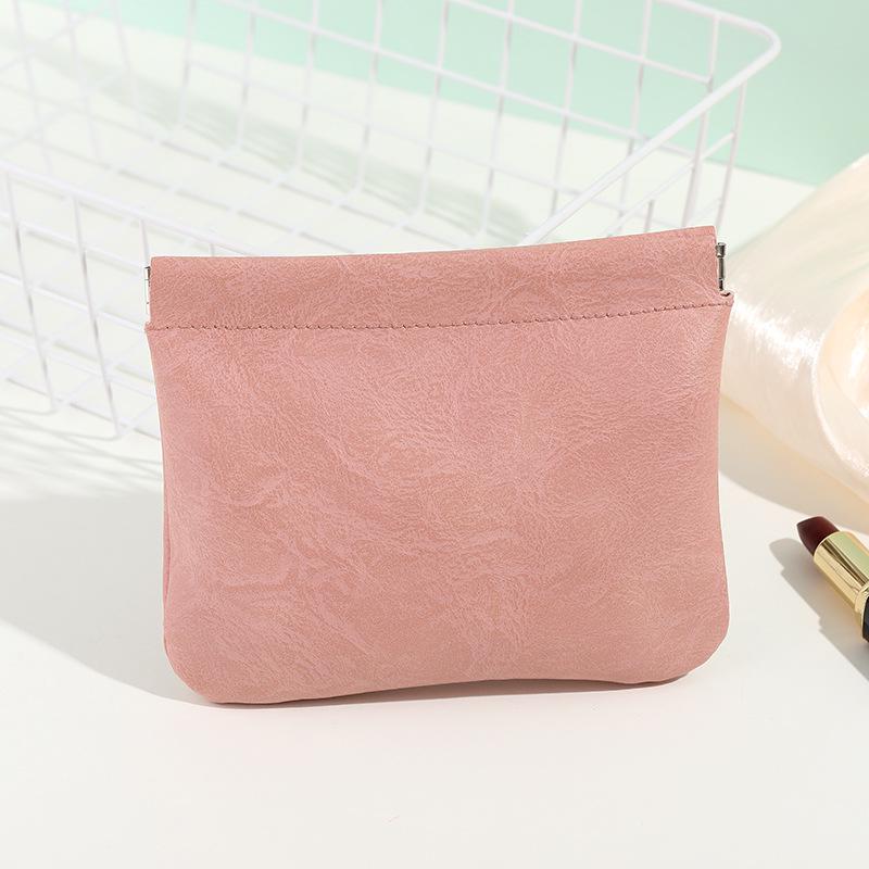 Compact Auto-Close Shrapnel Bag: Earphone, Cable & Cosmetic Portable Storage