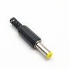 Black Male Barrel Connectors 14mm DC Male Jack Monitoring DC Power Plug DC Power Plug Socket