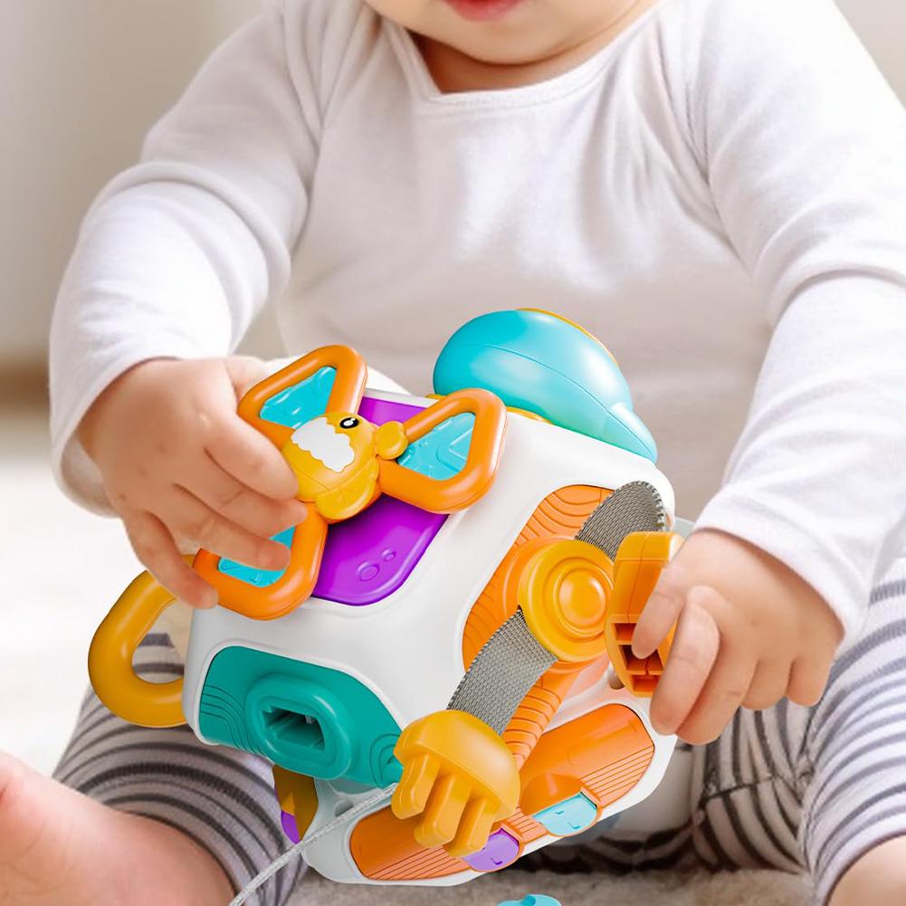 10 In 1 Baby Busy Board Cube Montessori Sensory Toys for Toddlers 1-3 Years Old