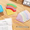6pcs Fan-Shaped Page Corner Protector Anti-Curl Book Page Clips Simple Book Page Protector  Students