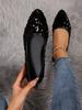 Spring and Autumn New Style Fashionable and Comfortable Women's Shoes Casual and Versatile Sequined Wear-Resistant Flats