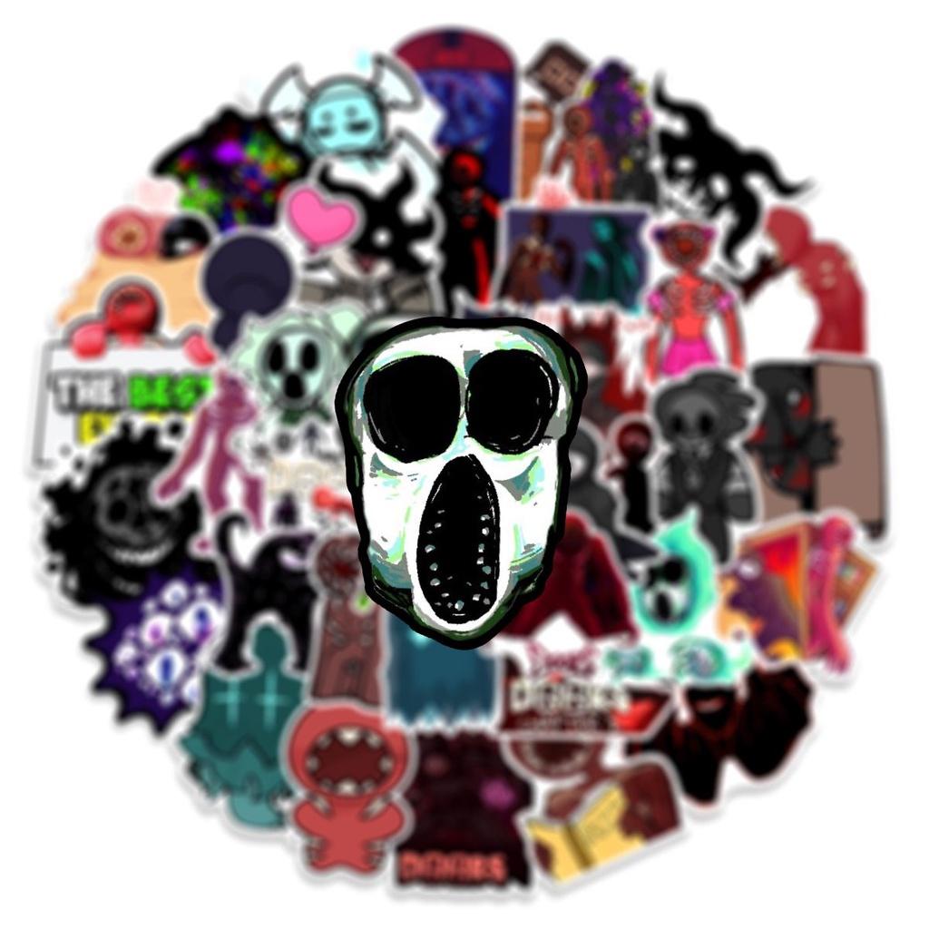 50ks Vysoce kvalitní Roblox figurka Dveře Vodotěsná sada samolepek Pro scrapbookování a dekorace