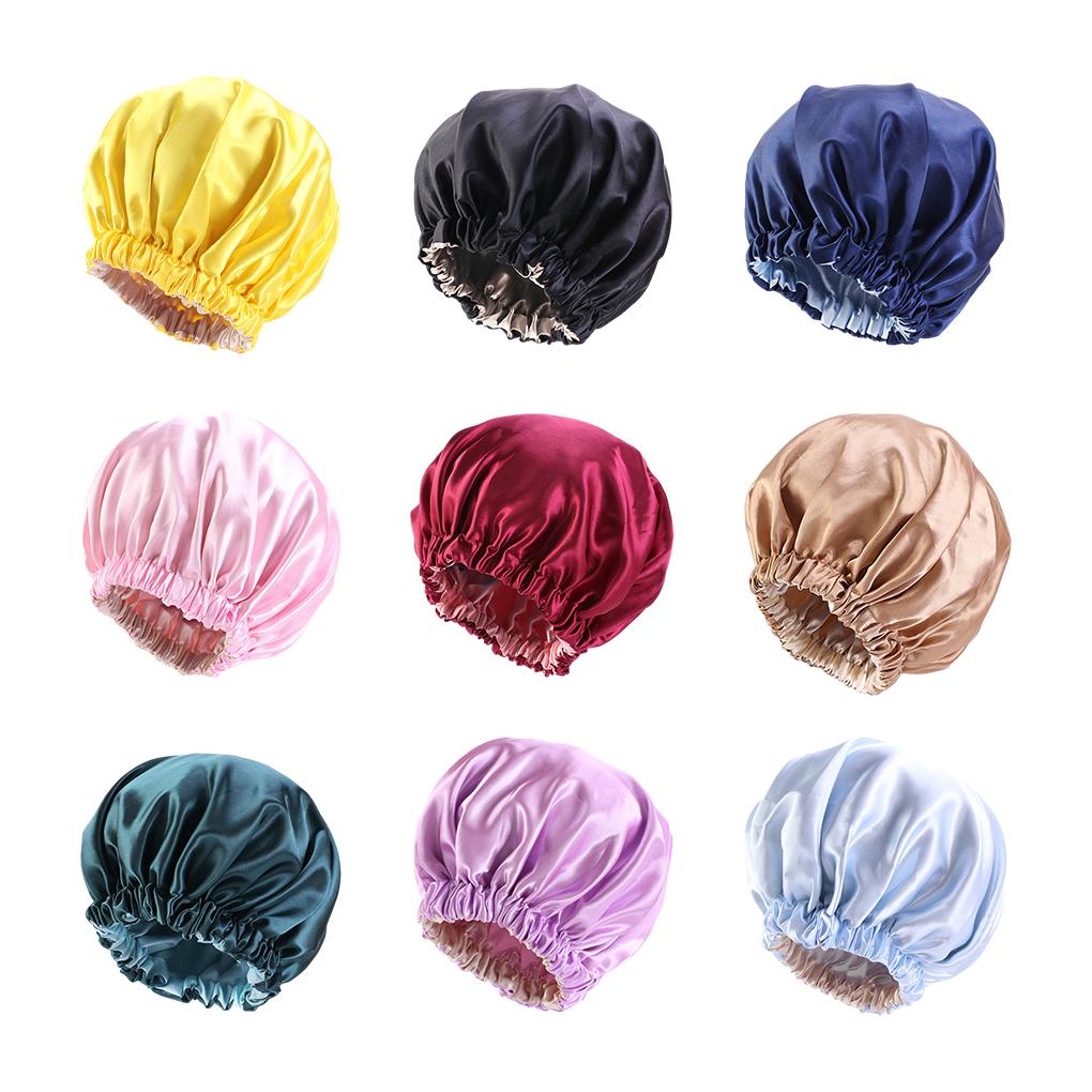 Sleep Cap For Comfortable Night S Rest Made With Satin Double Layer Hair Bonnet