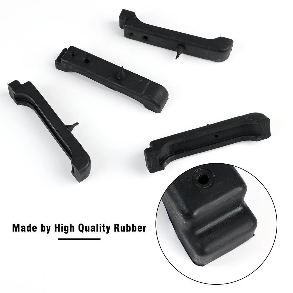 Supporto per radiatore in gomma nera per GM Buick, Chevrolet, GMC (4012-326-682S).