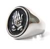 Fashion Cool Blessed Virgin Mary Ring 316L Stainless Steel Mens Ring Band Party New Polishing Fashion Hands Rings