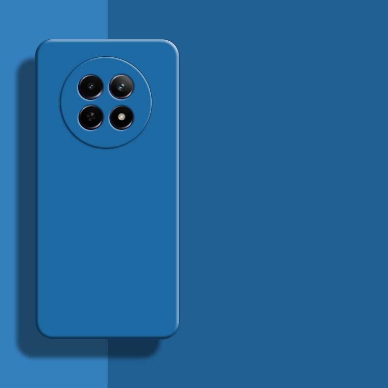 For Realme 12 5G Case For Realme 12 Cover 6.72 Inch Original Liquid Silicone Rubber Shockproof Bumper For Realme 12+ 12 Pro Plus