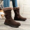 Snow boots women's new women's shoes winter velvet thickened thick-soled high-top short boots cotton shoes