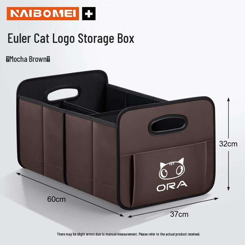 Lightning Cat & Ballet Cat Car Trunk Storage Box