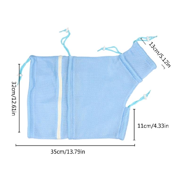 Cats Fixed Mesh Bag for Hair Cutting AntiScratch Cats Trimming Bath Bag Supply