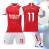 Stylish And Comfortable 2023-24 Arsenal Home 7 Saka 8 Elneny 9 Jesus 11 Martinelli Football Jersey For Children