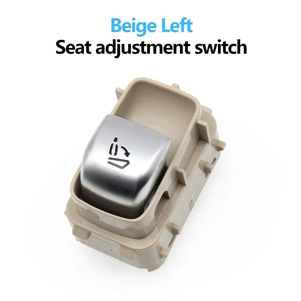Black Beige Car Left Right Side Seat Asjustment Switch Button For Mercedes BENZ C GLC Class W205 W253 2015-2022 20590521139051