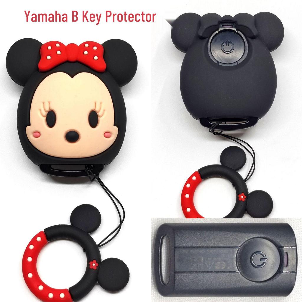 Cat Paw Cartoon Key Cover for Yamaha & Honda Motorcycles