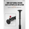 High Pressure Bicycle Pump 300PSI with Gauge Portable Shock Pump for Front Fork Rear Suspension Schrader Presta Valve MTB Road