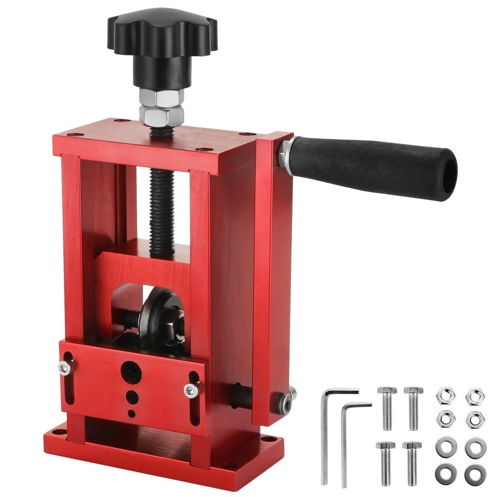 1.5-20mm Copper Wire Stripping Machine 1 blade Cable Stripper Scrap Metal Recycle Wire Stripping Tool Manual & Semi-automatic Red