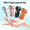 Portable Handheld Turbo Fan 199 Speed Rechargeable Cooling Fan with Flashlight Hand Fan Travel Essentials Gifts for Women Men