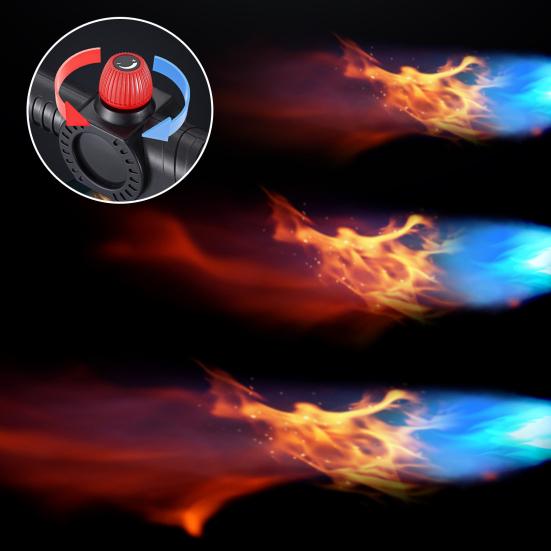 Portatif Izgara Alevi Hafif Ayarlanabilir Alev Propan Alevi Kamp Ateşi Başlatıcı Açık Hava Kamp Yürüyüş Yemek Pişirme Barbekü Kömürü Propan Alevi