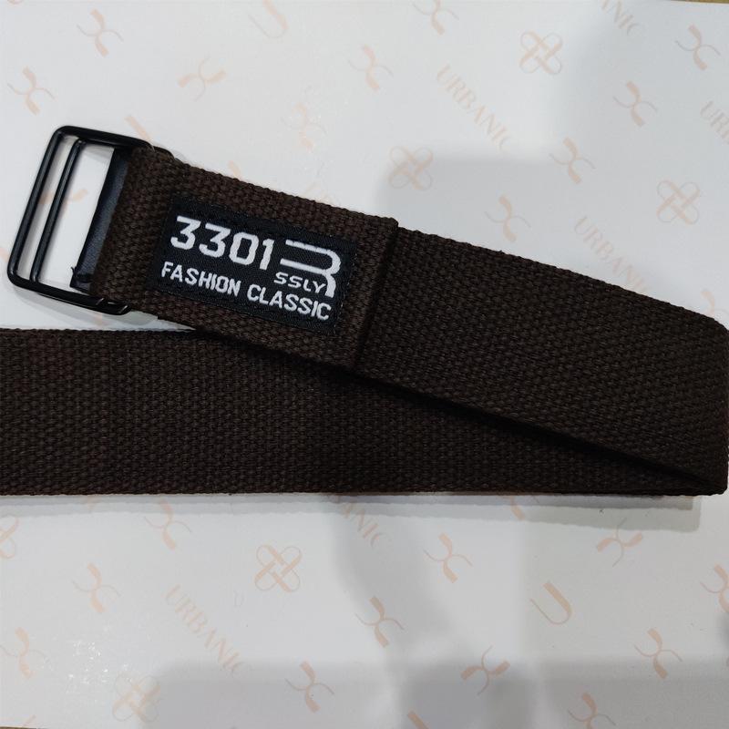 

Мужской качественный плетеный холщовый ремень - Модный декоративный ремень для студентов 115 cm