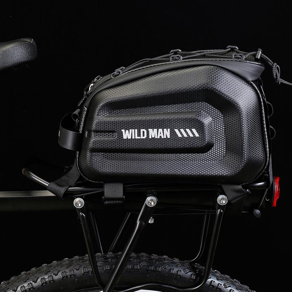 4L Bicycle Trunk Bag Multifunction Bicycle Luggage Carrier Bag Large Capacity Waterproof MTB Road Bike Accessories China Mainland