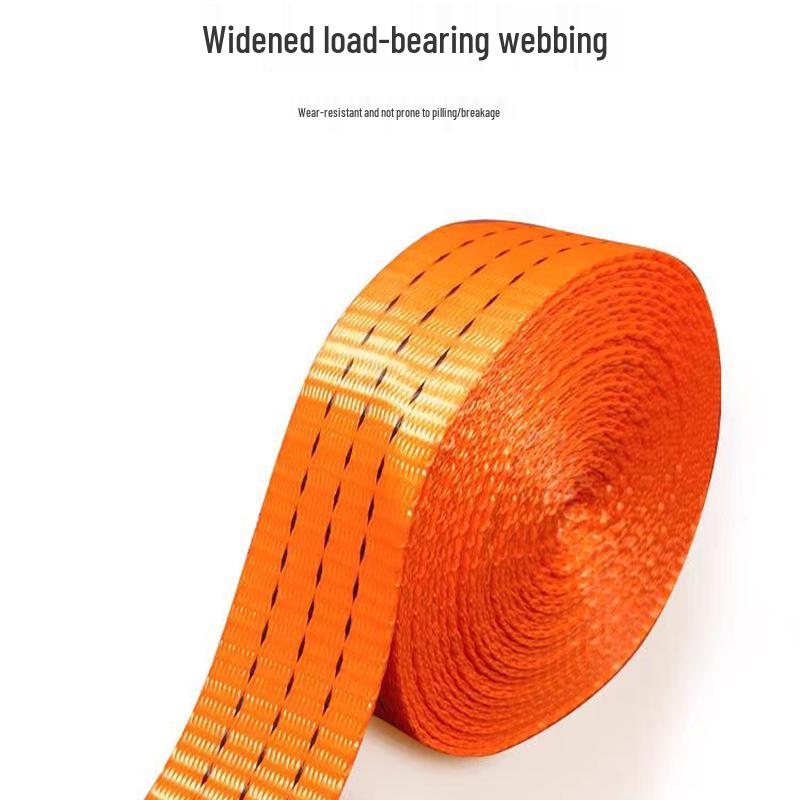 Heavy-Duty Ratchet Lashing Strap Set