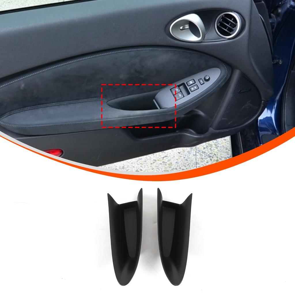 Hcilloend Nissan Fairlady Z Z34 RZ34 Dørhåndtak Oppbevaring Biloppbevaring Dør Armlene Enkel Småting Praktisk Gjenstand Tilpasset Sett Boks, Boks, Oppbevaring, ABS,