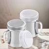 Sugar Shaker Duster Stainless Steel With Handle Flour Sifter Fine Mesh Cinnamon Shaker for Sugar Flour and Spices