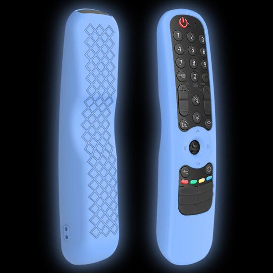 Remote Control Cover Waterproof Stain-resistant Shockproof Glow in The Dark Wear-resistant Full Protection with Strap TV Remote Control Holder