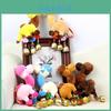 Charming Plush Camel Toy Bell Keychain Adorable Soft Stuffed Animal Gift