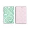 Ins Sliding Cover Card Holder Student Campus Card Holder Lanyard Anti Loss ID Holder Cards Case Bus Card Sleeve with Bow Pandent