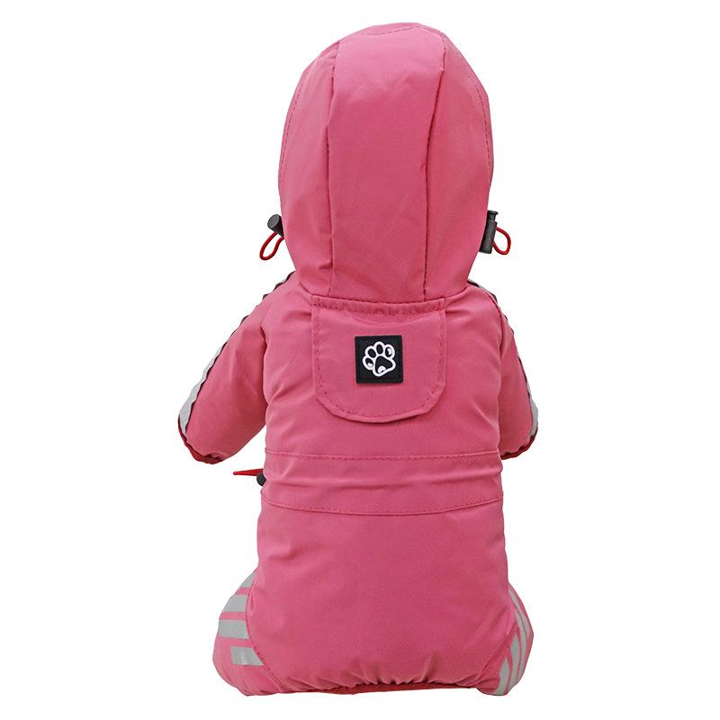 Full-Coverage Waterproof Dog Raincoat for Small Breeds