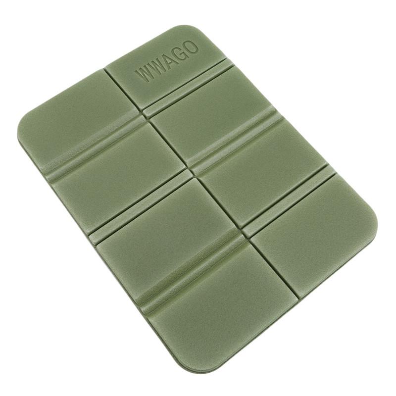 

Коврик для пикника, кемпинга, пляжный влагостойкий складной коврик из XPE, походный портативный маленький коврик, водонепроницаемый коврик для яиц зелёный