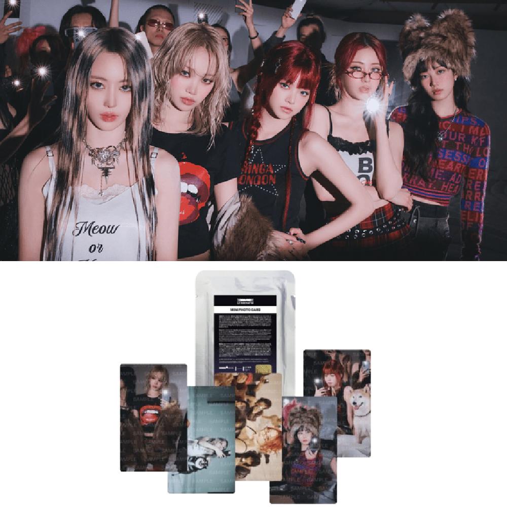 

Предварительный заказ LE SSERAFIM 4th Mini Album CRAZY Mini Photo Card