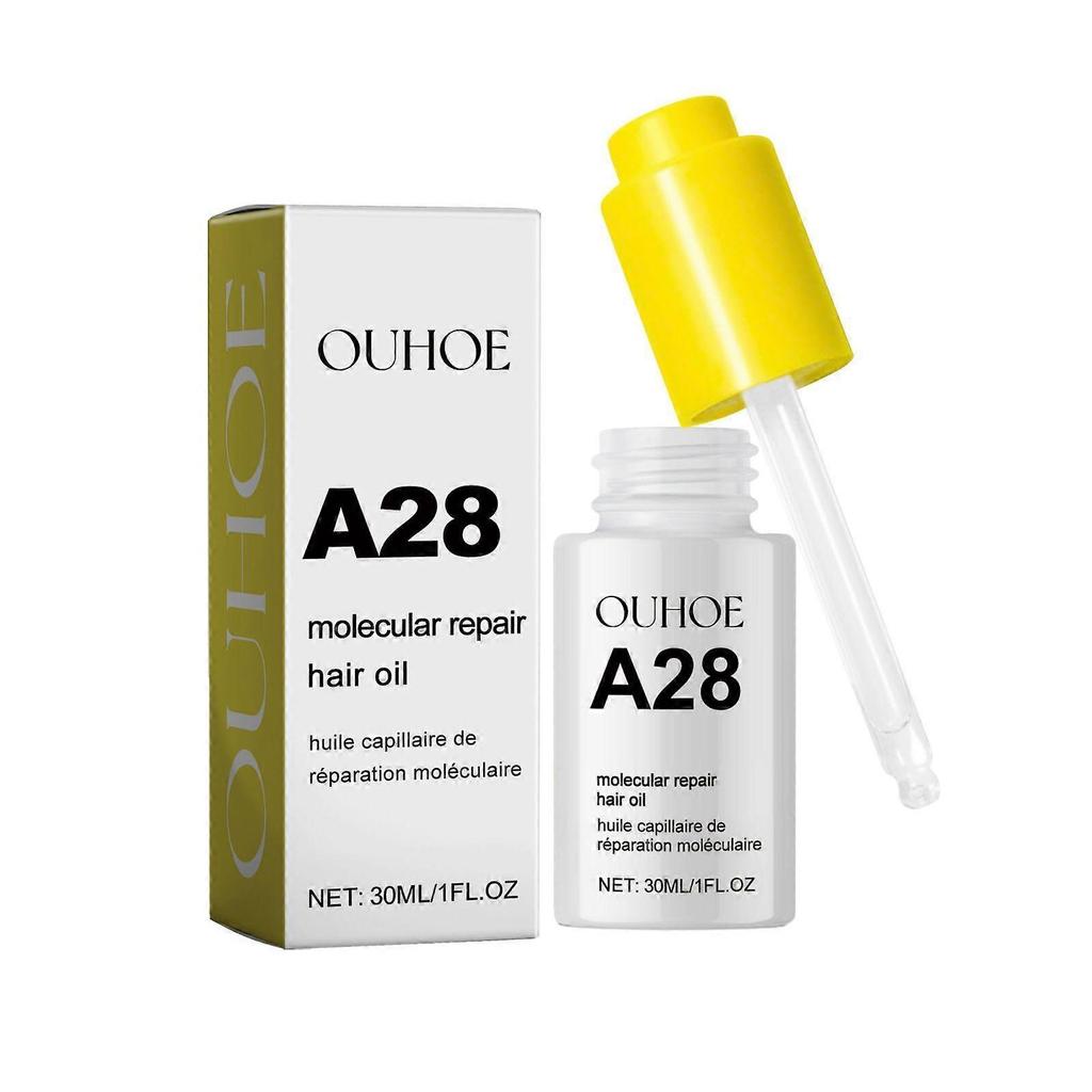 Molecular hair care oil prevents frizz and smoothes damaged hair. Repairs damaged hair and