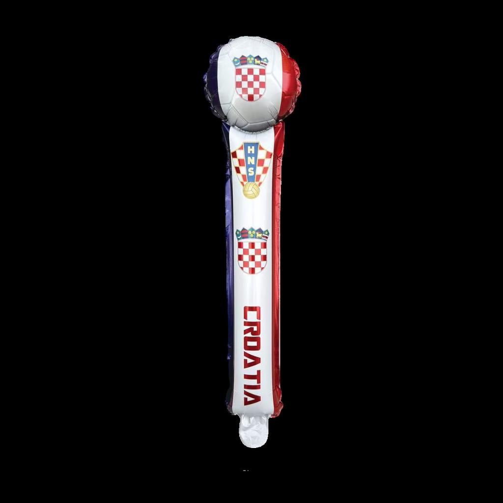 10pcs Soccer Ball Hand Stick Foil Balloon Soccer Sports Theme Party Baby Shower Decor Football Club Decoration Supplies Kids Toy
