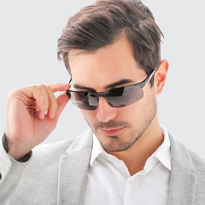 Men Retro Driving Sunglasses Aluminum Frame Outdoor Sport Sun Glasses Driver Goggles Sunglass UV400 Anti-Glare Gg