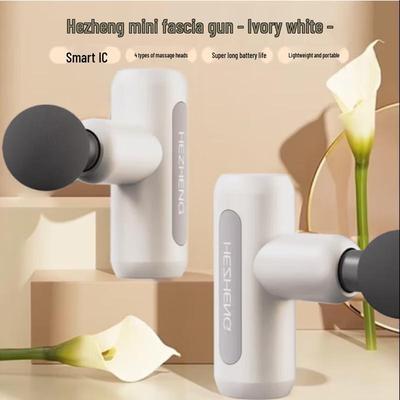 HEZHENG Portable Muscle Fascia Gun Massager CN Plug (adapter Included)