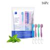 Five-in-one bursting bead Disposable Cleaning Toothbrush Includes Mouthwash Portable Travel Toothbrush With Dental Floss